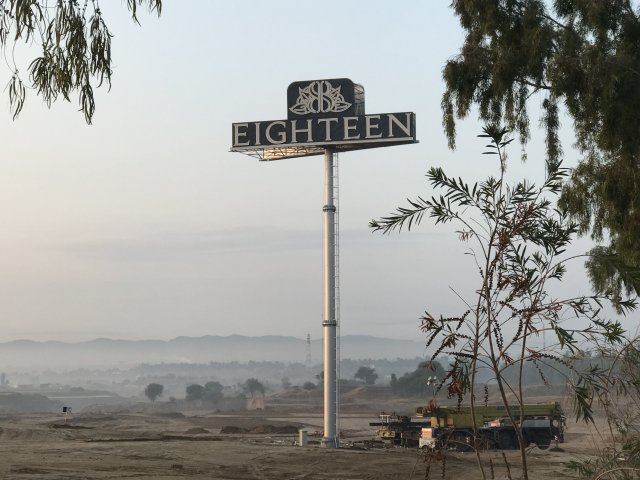 Highest Dual Billboard on Unipole Installed at Eighteen Islamabad